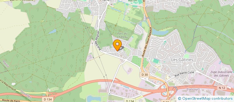 localisation de l'entreprise MONSIEUR BERNARD GERMENA  PLAISIR