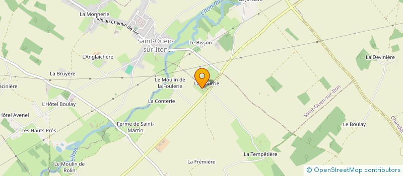 localisation de l'entreprise MONSIEUR BERNARD GERNEZ à SAINT-OUEN-SUR-ITON