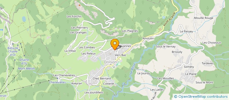localisation de l'entreprise MONSIEUR BERNARD GERVAIS à ONNION