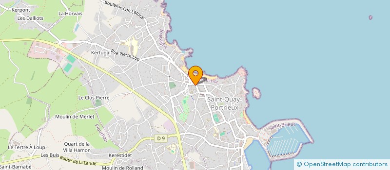 localisation de l'entreprise MONSIEUR BERNARD GERVAISE  SAINT-QUAY-PORTRIEUX