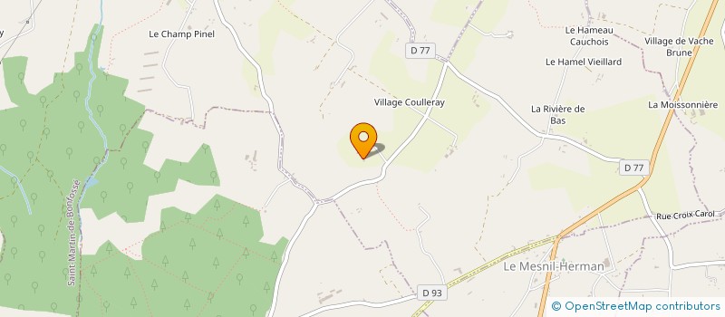 localisation de l'entreprise MONSIEUR BERNARD GERVAISE  SAINT-MARTIN-DE-BONFOSSE