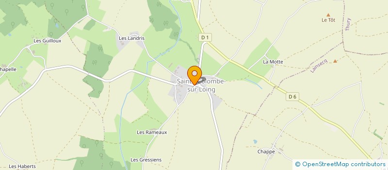 localisation de l'entreprise MONSIEUR BERNARD GESSAT  TREIGNY-PERREUSE-SAINTE-COLOMBE