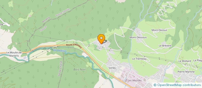 localisation de l'entreprise MONSIEUR BERNARD GHERARDINI  UGINE