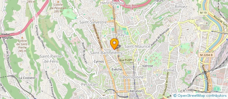 localisation de l'entreprise MONSIEUR BERNARD GHESQUIER à NICE