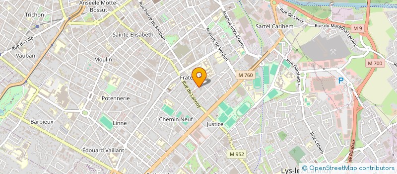 localisation de l'entreprise MONSIEUR BERNARD GHYSELINCK  ROUBAIX