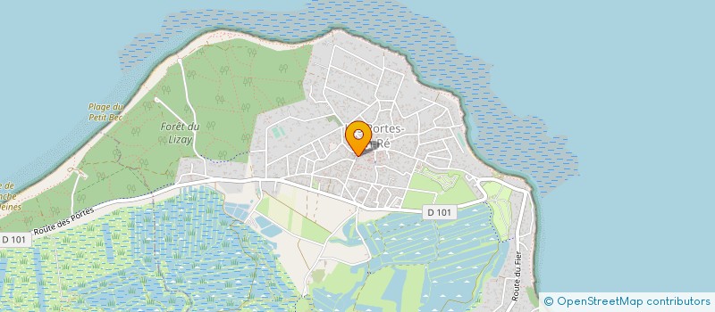 localisation de l'entreprise MONSIEUR BERNARD GIACOMETTI  LES PORTES-EN-RE