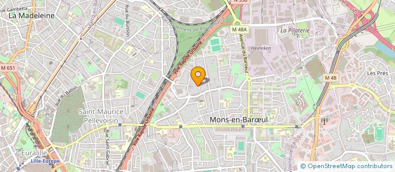 localisation de l'entreprise MONSIEUR BERNARD GILLE  MONS-EN-BARUL