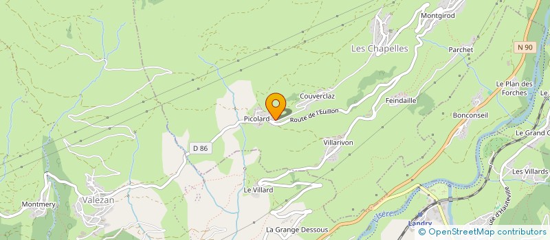 localisation de l'entreprise MONSIEUR BERNARD GILLE à BOURG-SAINT-MAURICE