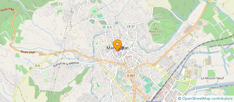 localisation de l'entreprise MONSIEUR BERNARD GILLES DE LA LONDE à MANOSQUE