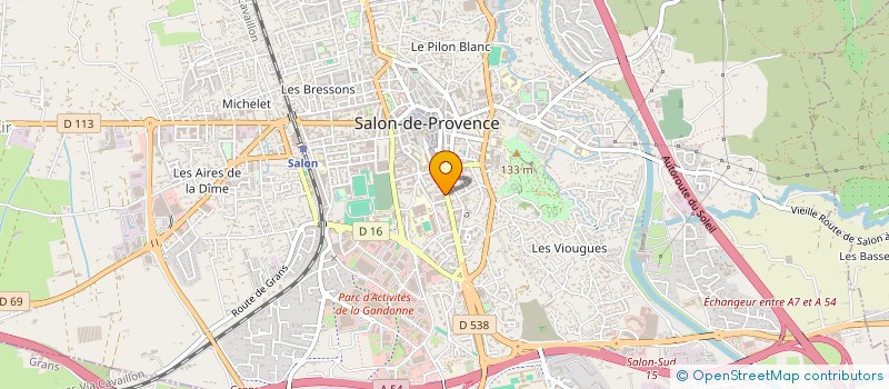 localisation de l'entreprise MONSIEUR BERNARD GIMENEZ  SALON-DE-PROVENCE