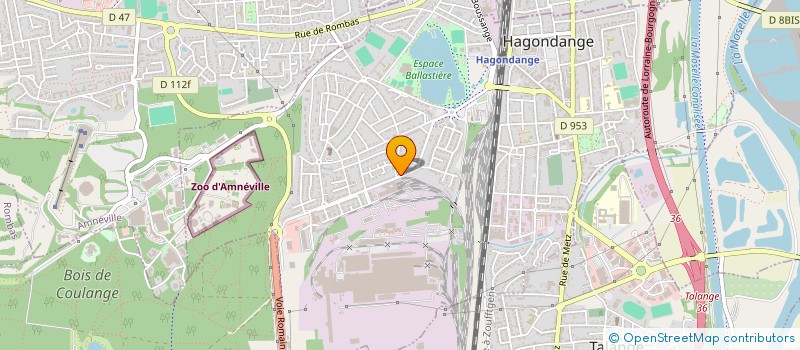 localisation de l'entreprise MONSIEUR BERNARD GINER à HAGONDANGE