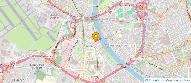 localisation de l'entreprise MONSIEUR BERNARD GINESTE à TOULOUSE