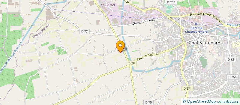 localisation de l'entreprise MONSIEUR BERNARD GINOUX à CHATEAURENARD