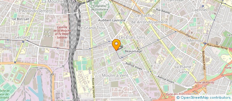 localisation de l'entreprise MONSIEUR BERNARD GIOANNI  LYON