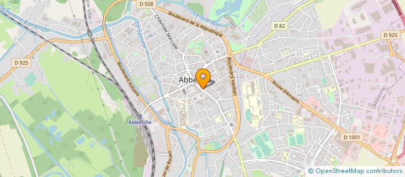 localisation de l'entreprise MONSIEUR BERNARD GIRARD à ABBEVILLE