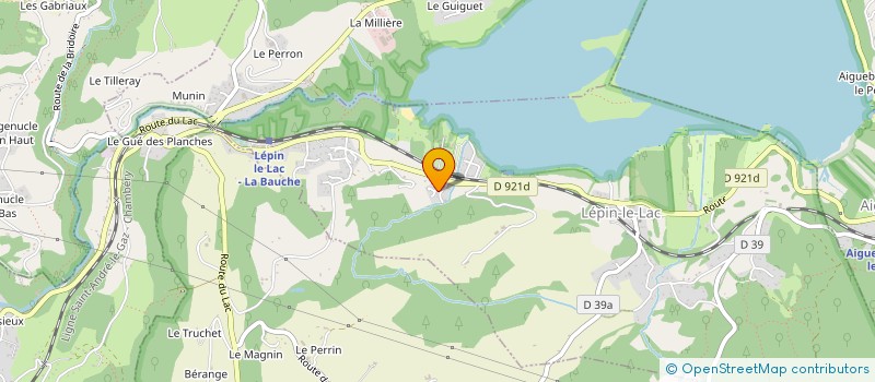 localisation de l'entreprise MONSIEUR BERNARD GIRARD à LEPIN-LE-LAC
