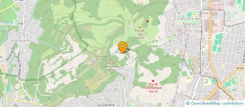 localisation de l'entreprise MONSIEUR BERNARD GIRARD  CLERMONT-FERRAND