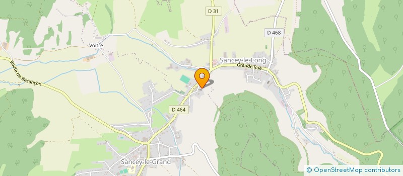 localisation de l'entreprise MONSIEUR BERNARD GIRARDET  SANCEY