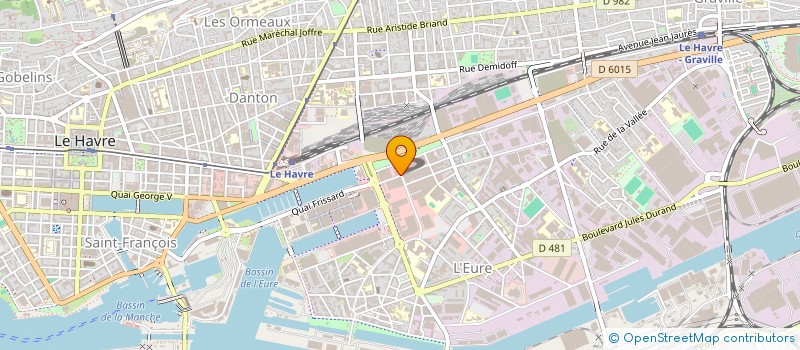 localisation de l'entreprise MONSIEUR BERNARD GIRARDEY à LE HAVRE