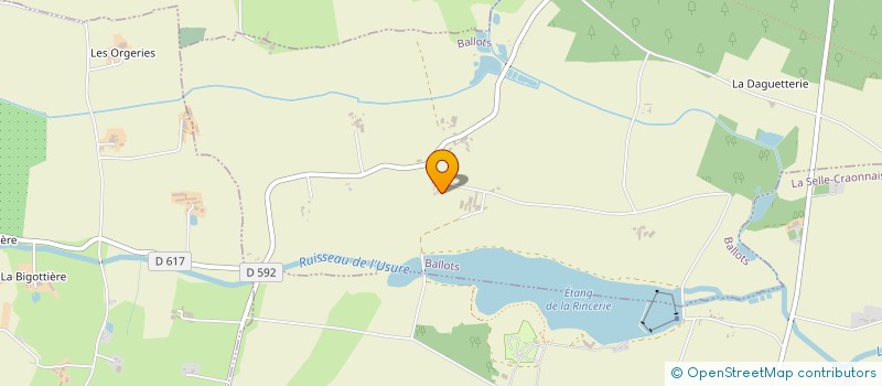 localisation de l'entreprise MONSIEUR BERNARD GIRET  SAINT-MICHEL-DE-LA-ROE