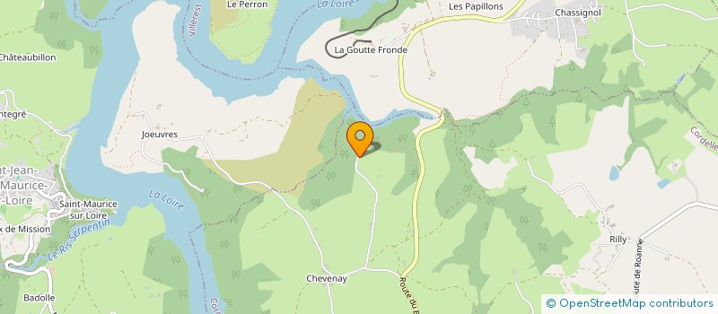 localisation de l'entreprise MONSIEUR BERNARD GIROUD à CORDELLE