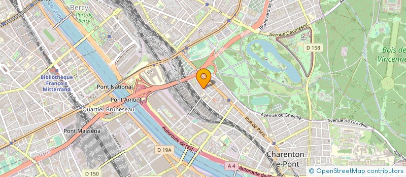 localisation de l'entreprise MONSIEUR BERNARD GIROUX  CHARENTON-LE-PONT