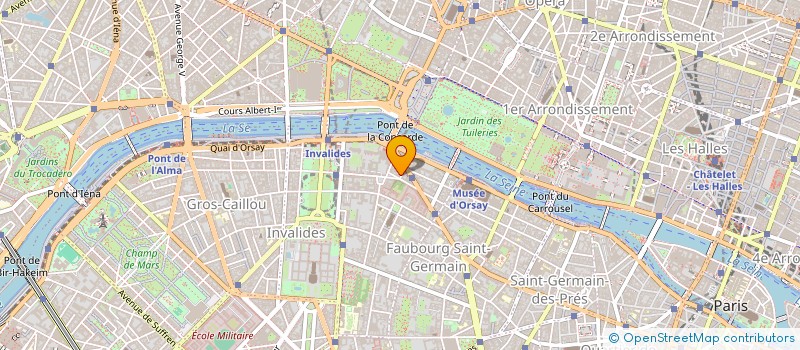 localisation de l'entreprise MONSIEUR BERNARD GISSEROT  PARIS