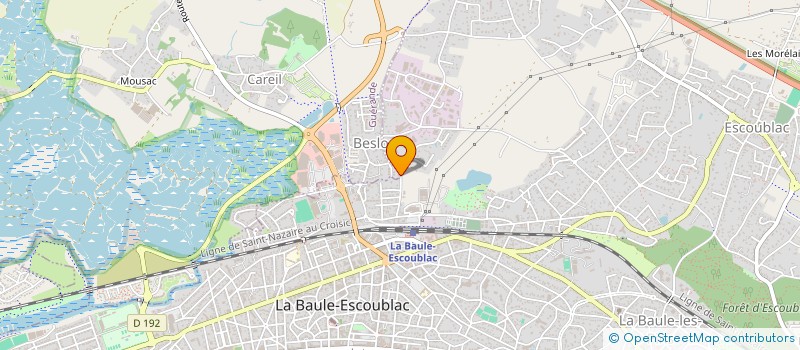 localisation de l'entreprise MONSIEUR BERNARD GITTON à GUERANDE