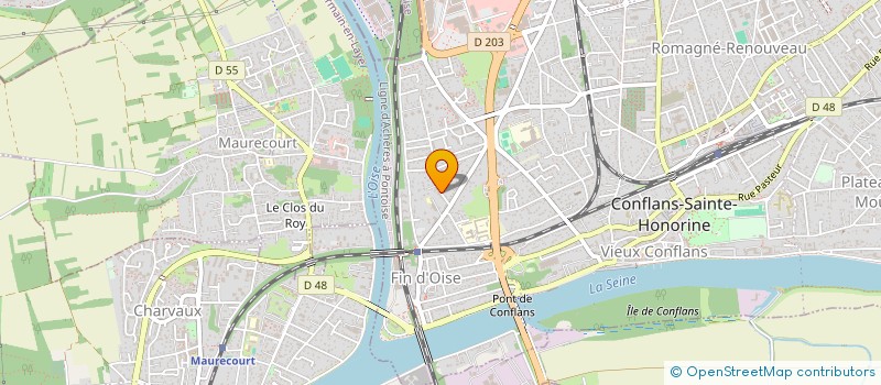 localisation de l'entreprise MONSIEUR BERNARD GLESSER  CONFLANS-SAINTE-HONORINE