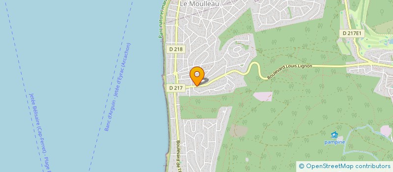 localisation de l'entreprise MONSIEUR BERNARD GLEYZE à LA TESTE-DE-BUCH