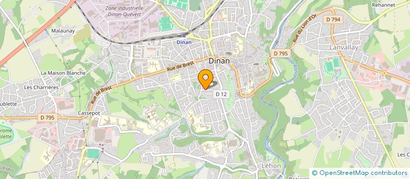 localisation de l'entreprise MONSIEUR BERNARD GLON à DINAN