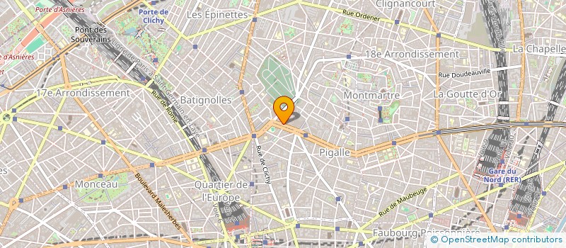 localisation de l'entreprise MONSIEUR BERNARD GLOUX  PARIS