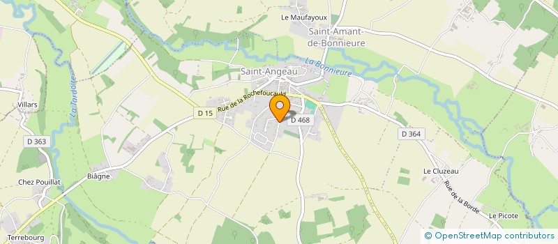 localisation de l'entreprise MONSIEUR BERNARD GOBILLOT à VAL-DE-BONNIEURE