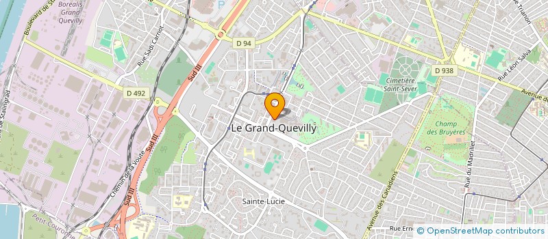 localisation de l'entreprise MONSIEUR BERNARD GODEFROY à LE GRAND-QUEVILLY