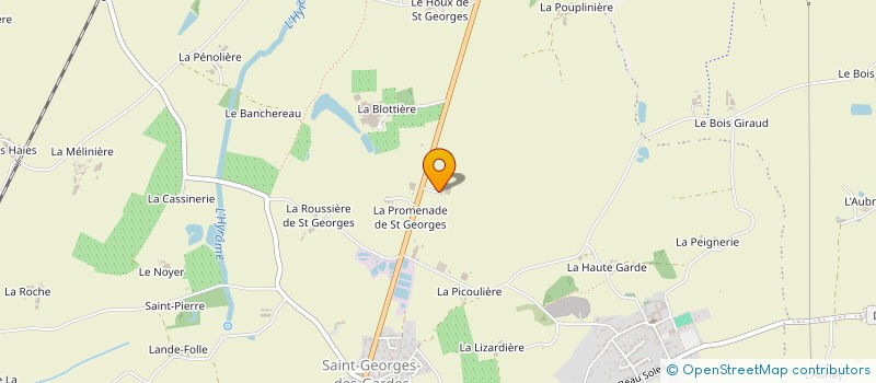 localisation de l'entreprise MONSIEUR BERNARD GODINEAU  CHEMILLE-EN-ANJOU