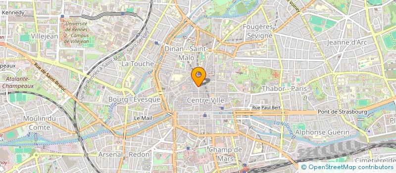 localisation de l'entreprise MONSIEUR BERNARD GOHIER  RENNES