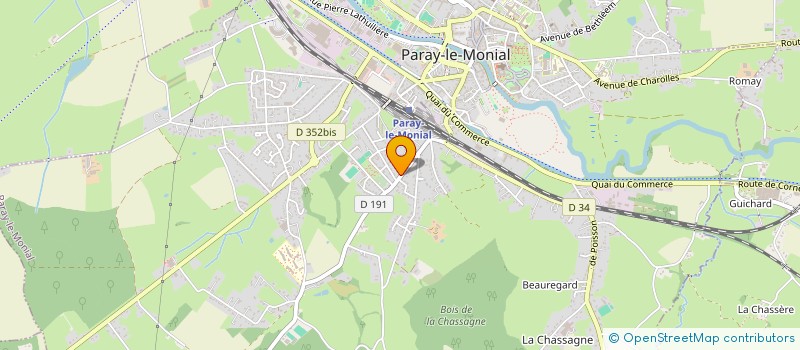 localisation de l'entreprise MONSIEUR BERNARD GONCALVES  PARAY-LE-MONIAL