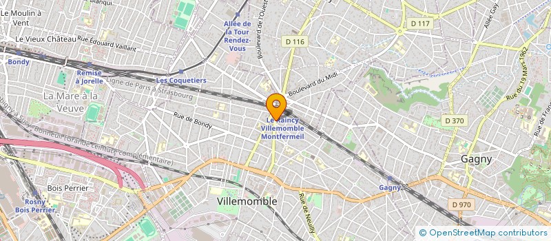 localisation de l'entreprise MONSIEUR BERNARD GOND à VILLEMOMBLE