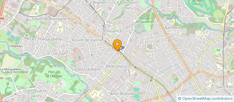 localisation de l'entreprise MONSIEUR BERNARD GONTIER  SAINT-HERBLAIN