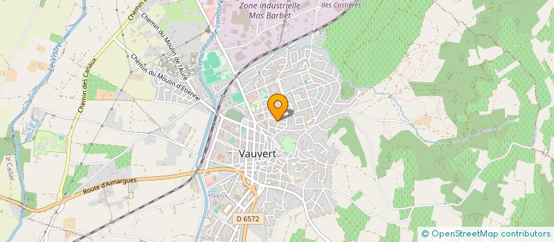 localisation de l'entreprise MONSIEUR BERNARD GONZALES  VAUVERT