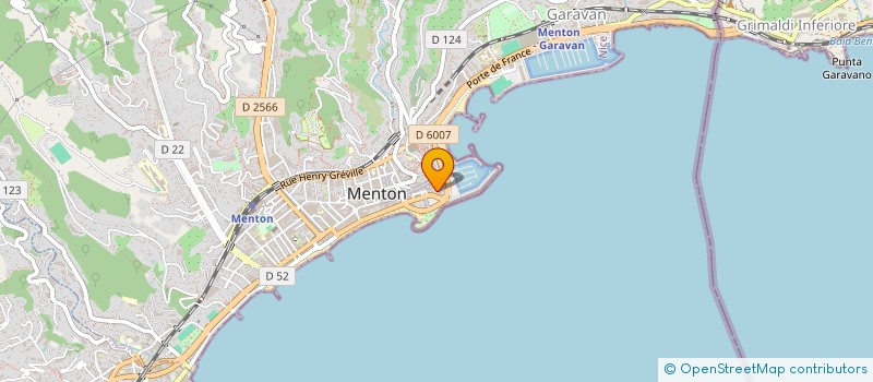 localisation de l'entreprise MONSIEUR BERNARD GONZALEZ à MENTON