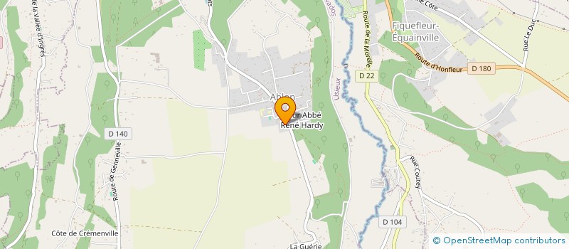 localisation de l'entreprise MONSIEUR BERNARD GORGEU  PENNEDEPIE