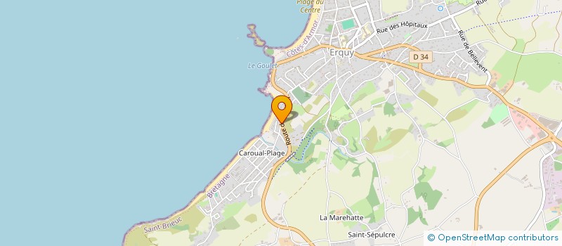 localisation de l'entreprise MONSIEUR BERNARD GORIN  ERQUY