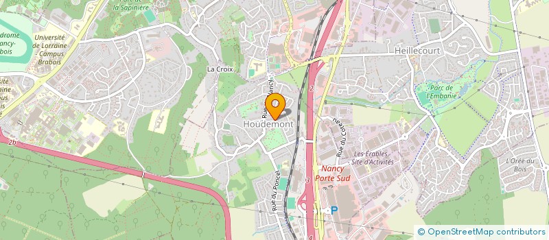 localisation de l'entreprise MONSIEUR BERNARD GOSSET  HOUDEMONT