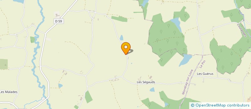 localisation de l'entreprise MONSIEUR BERNARD GOUBY  MONETAY-SUR-LOIRE