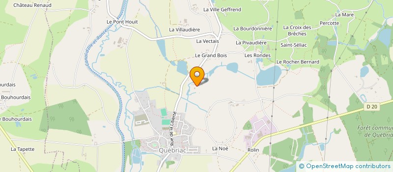 localisation de l'entreprise MONSIEUR BERNARD GOUPIL  QUEBRIAC