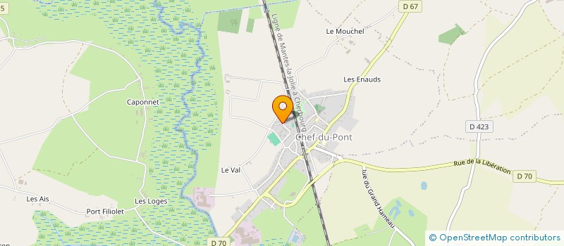 localisation de l'entreprise MONSIEUR BERNARD GOURBESVILLE à CARENTAN-LES-MARAIS
