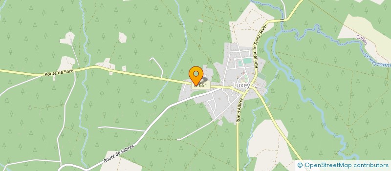 localisation de l'entreprise MONSIEUR BERNARD GOURGUES  LUXEY