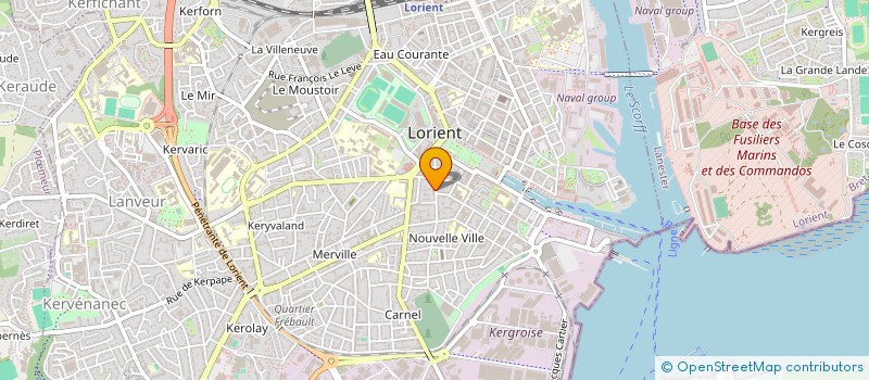 localisation de l'entreprise MONSIEUR BERNARD GOURMELEN à LORIENT