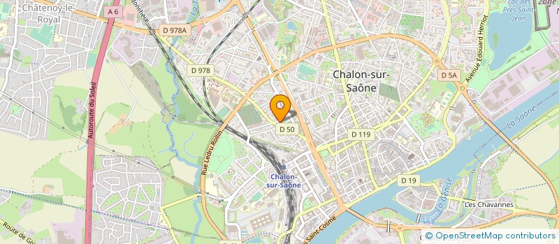 localisation de l'entreprise MONSIEUR BERNARD GRACIA-MEAVILLA  CHALON-SUR-SAONE